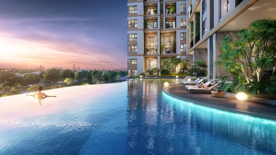 hồ bơi the park avenue