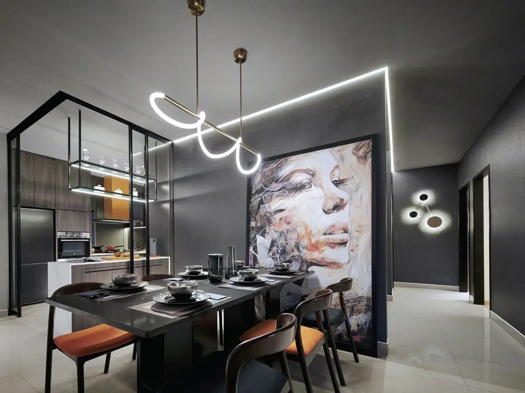 khu vực bếp the park avenue