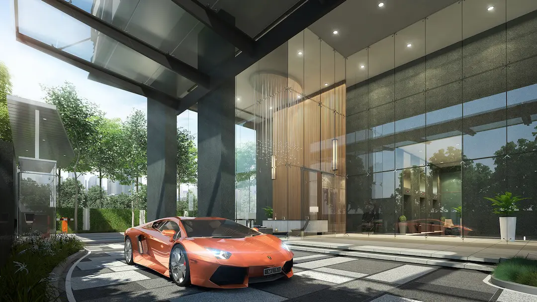 sảnh lobby the park avenue