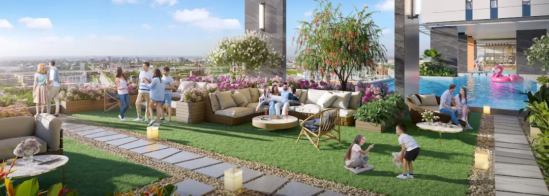 không gian xanh the park avenue